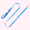 "Pet Me or I'll Bite You" Blue Leash