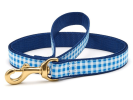 Blue Gingham Collar or Leash