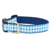 Blue Gingham Collar or Leash